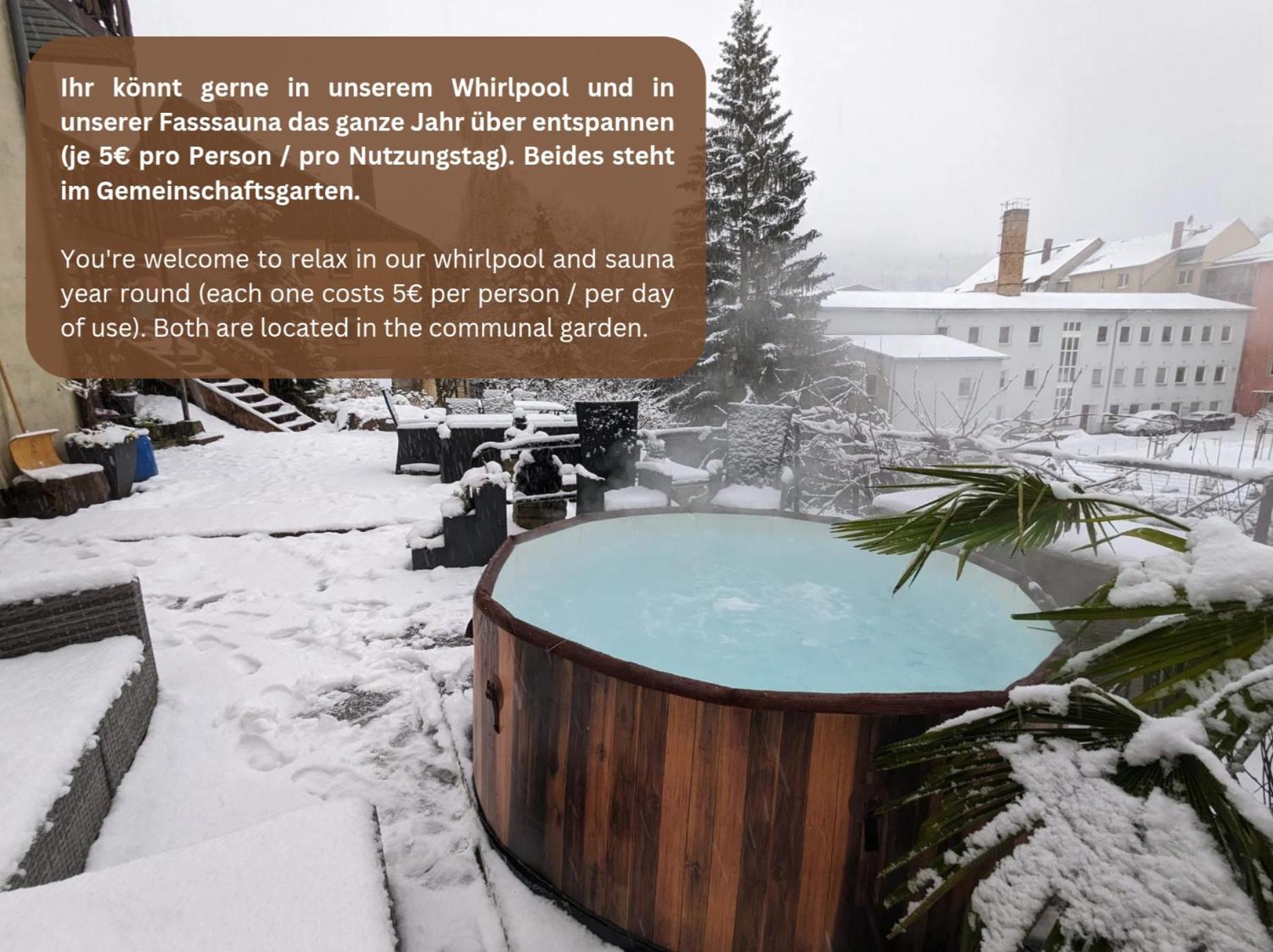 Hw1 - Urlaubsmagie - Sauna&Whirlpool Zum Entspannen Sebnitz Buitenkant foto